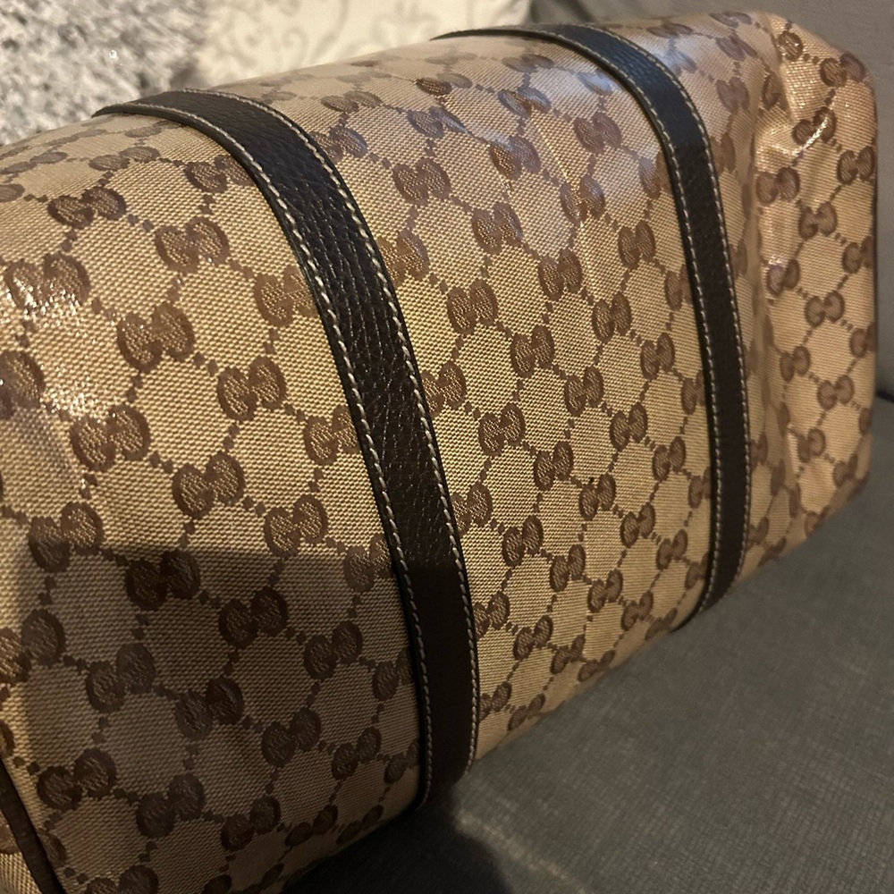 Gucci Beige and Brown Signature Tote - Picture 3 of 10